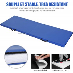 Tapis de Gymnastique Yoga Pilates Fitness HOMCOM surface antidÉrapante 