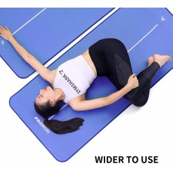 Tapis de yoga épais Tapis d'exercice de fitness haute densité 10