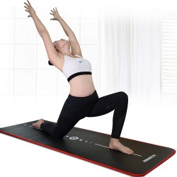 Tapis de yoga 10mm Épais exercice non glissement Fitness Physio Pilates Gym  Mat 185x80cm