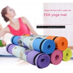 Hongfutng tapis de yoga tapis de fitness roulable 