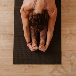 HOMCOM Tapis de Gymnastique Yoga Pilates Fitness Pliable avec