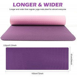 Tapis de Yoga Epais 15MM, Antidérapant épaisseur 1cm