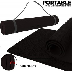 Tapis de Yoga 6mm Reach sans odeur 