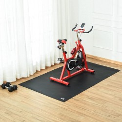 Tapis de protection fitness Homcom noir 